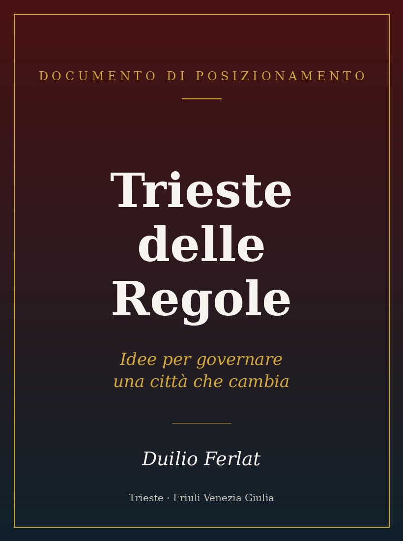 Trieste delle Regole — copertina del documento